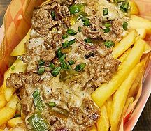 Cheesesteak poutine