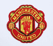 Аппликация на ткань вышитая Manchester United
