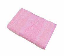 Полотенце махровое 100*150 см Parisa home Glorious 100% хлопок Плотность 420 гр/м? Розовый