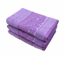Полотенце махровое 70*135 см Parisa home Glorious 100% хлопок Плотность 420 гр/м? Фиолетовый
