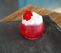 Моктейль с клубничным кремом