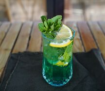 Red bull мохито с апельсином