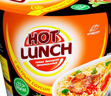Hot lunch с соусом острый стакан