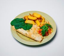 Куриная отбивная с грибами
