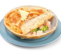 Томленая курочка с брокколи