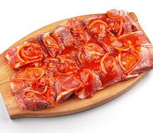 Шашлык из свинины маринованный полуфабрикат