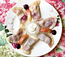 Вареники Бабочки с вишней