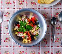 Огородный из свежих овощей