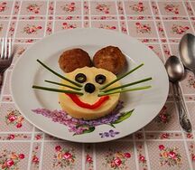 Котлетки куриные с пюре