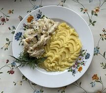 Курица в сливочном соусе