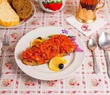 Горбуша под маринадом