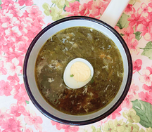 Борщ зелёный со щавелем