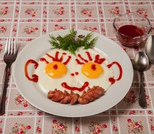 Глазунья с улыбкой