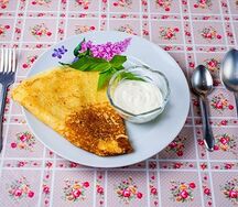 Блин с маслом 1 шт