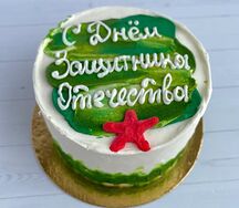 Бенто-торт подарок мужчине на 23 февраля С Днём защитника Отечества №97