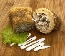 Блин с мясом