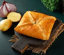 Пирог с картофелем и курицей