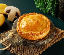 Пирог с картофелем и грибами