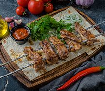 Шашлык из бараньих ребрышек