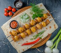 Картофель с салом