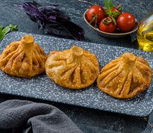 Хинкали жареные с бараниной 