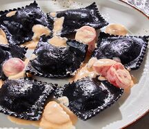 Равиоли с лососем и маскарпоне