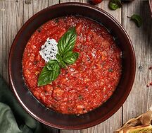 Паппа Аль помодоро со страчателлой