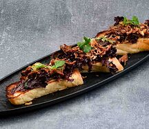 Брускетта с ростбифом 