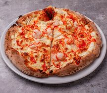 Пицца Креветки с чили-соусом