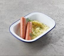 Пюре с сосисками