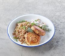 Биточки с гречкой