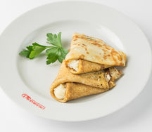 Блины с творогом