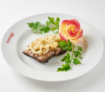 Печень с луком