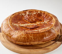 Пирог с ветчиной и сыром