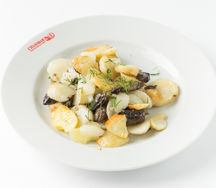 Картошка жареная с грибами