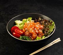 Боул с лососем