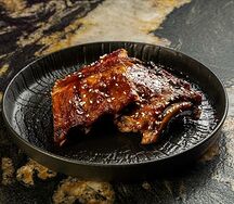 Глазированные свиные ребра