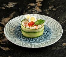 Салат Оливье с курицей