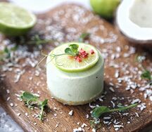 Пирожное Лайм-клубника