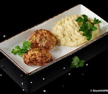 Куриные котлеты с пюре