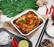 Китайская капуста с рыбным соусом/锡纸娃娃菜