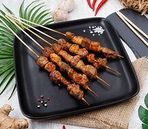 Баранина с курдюком/羊肉串