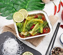 Острый салат романо/锡纸油麦菜