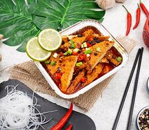 Острый жареный тофу