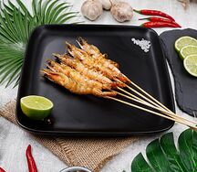 Креветки в кожуре/烤大虾