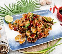 Жареные вонголе