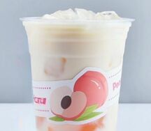 Молочный бабл с персиком (桃桃清欢)