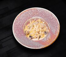 Феттуччине с курицей и грибами