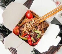 Wok с говядиной