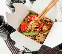 Wok с грибами